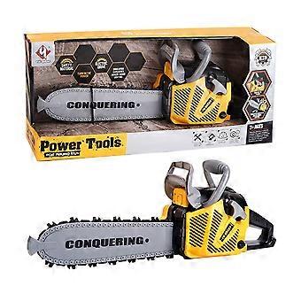 Pretend Play Set Accessories for Kids Toy Chainsaw For Kids Tools  Kids Chainsaw With Light And Sounds Battery Powered Construction Tool For Boys And 
