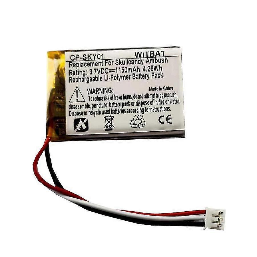 Suitable For Skullcandy Ambush Bluetooth Speaker Battery