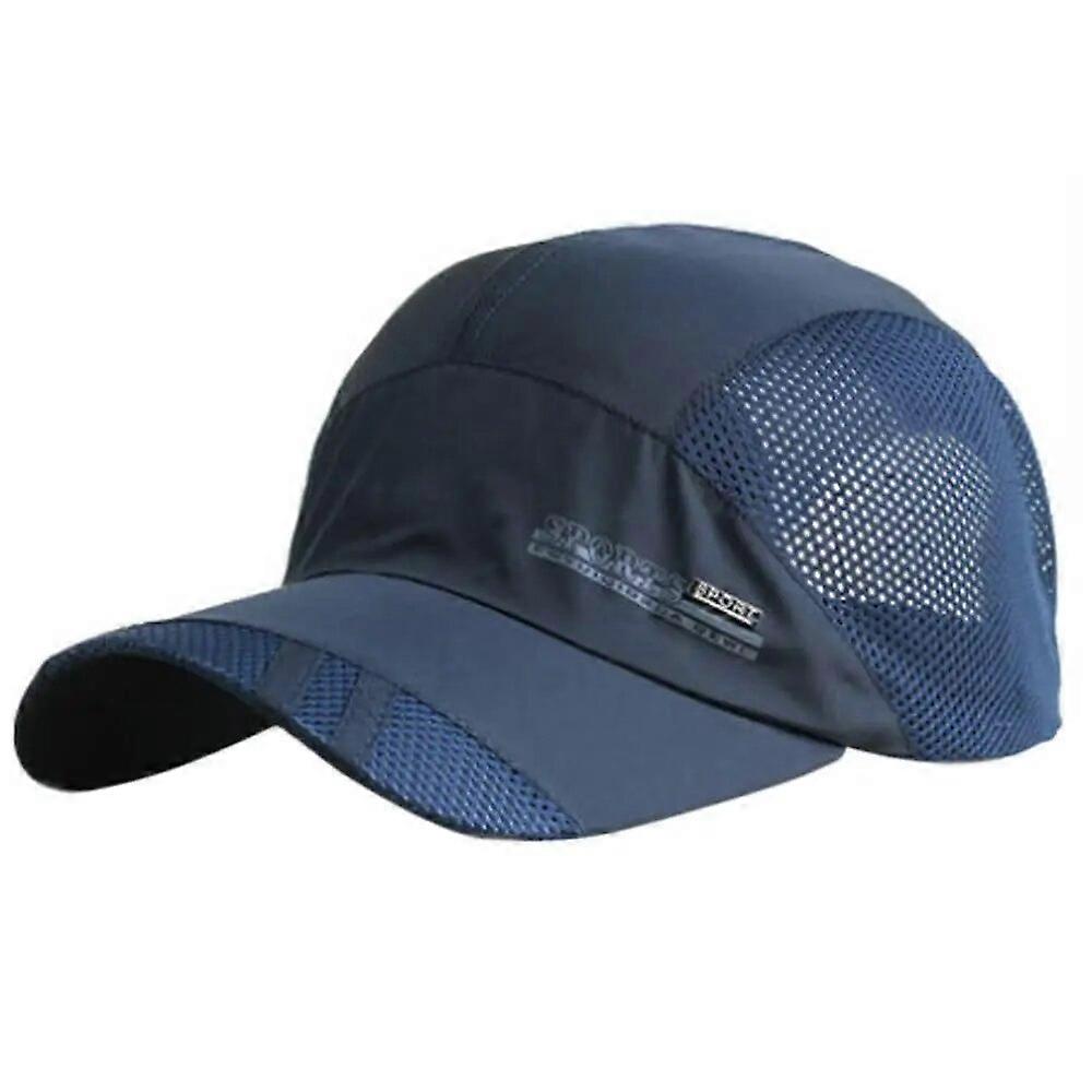 Fashion Mens Summer Outdoor Sport Baseball Hat Running Visor Cap Hot Popular New Cool Quick Dry Mesh Cap 6 Colors 2022