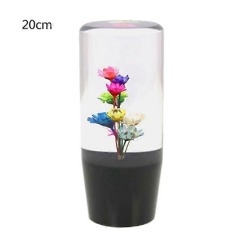 Manual Gear Stick Shifter Knob Real Flowers Shift Knob Universal Shift Head