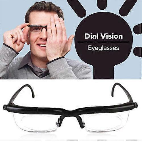 Adjustable Diallasses Variable Focus for Reading Distance Vision Eyeglass