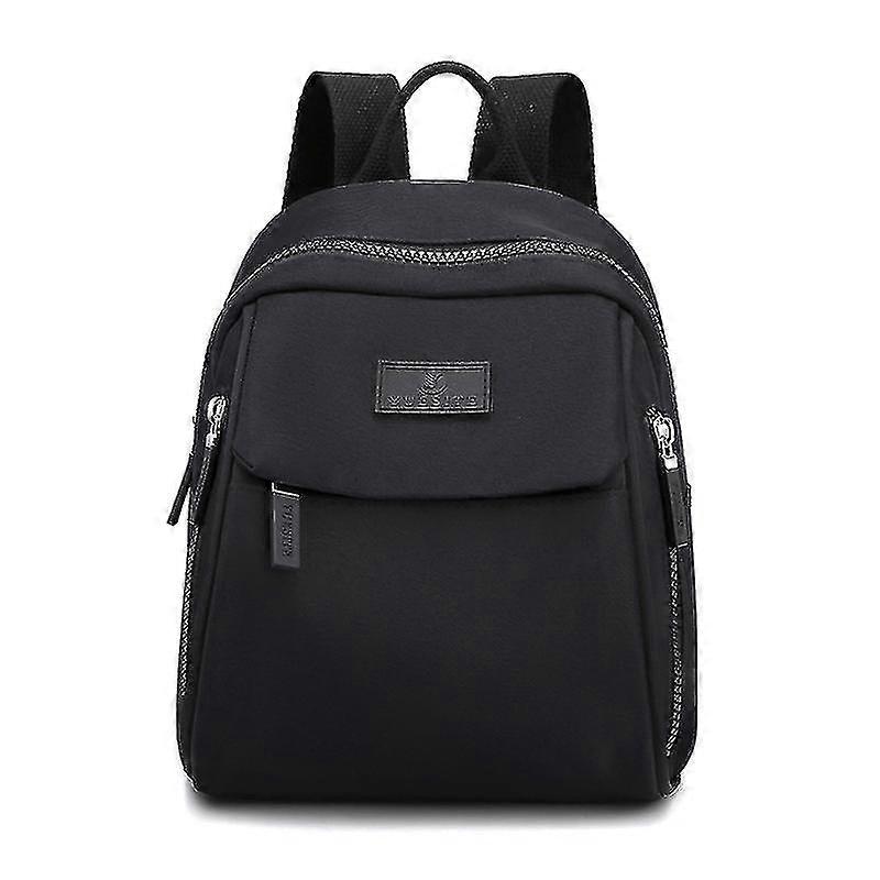 ミニウィメンズバックパック盗難防止防水ナイロンスモールバッグパックオフィスレディマルチポケットショルダーリュックサックトラベル収納バッグ