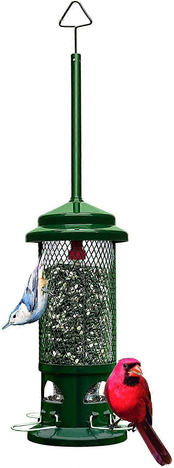 11.5"hBrome 1057 Squirrel Buster Standard Wild Bird Feeder