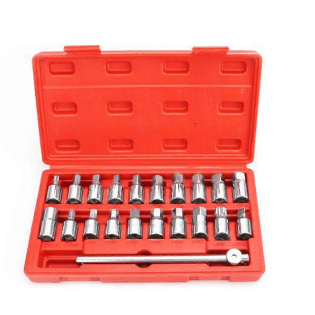 Flexible Wear-resistant 21 Pieces Socket Wrench Screw Hand Tools Nuts Driver