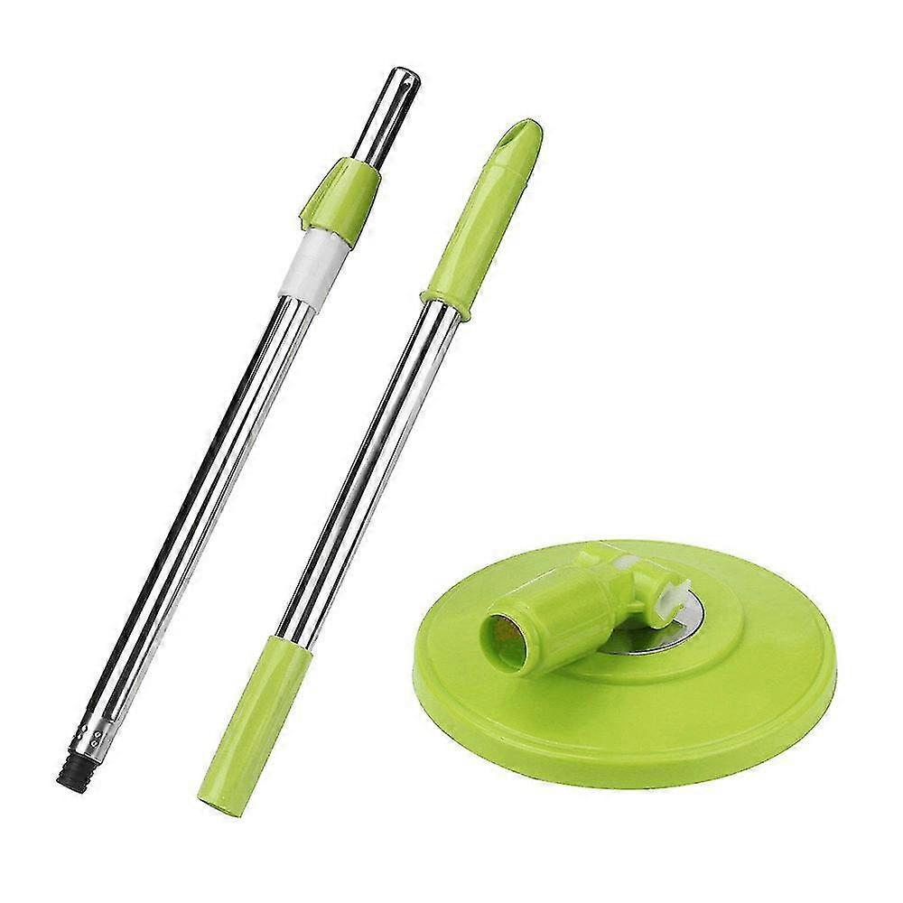 Spin Mop Pole Handle Replacement For Floor Mop 360 No Foot Pedal Version Green