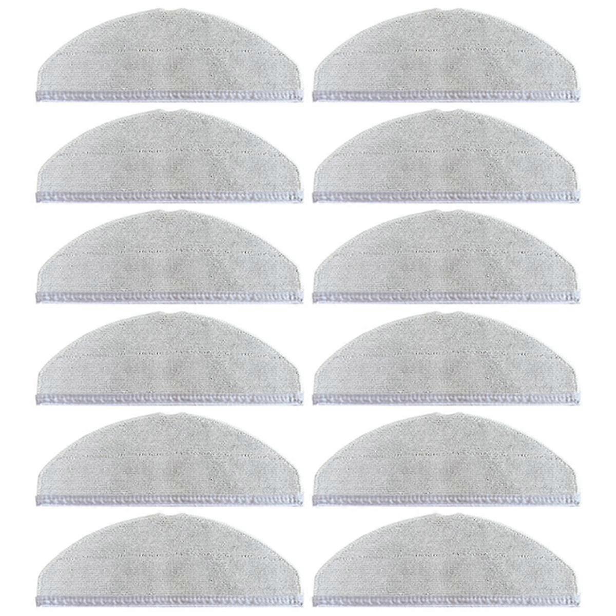 12PCS Mop Cloth for L60 /L50 Series Robot Vacuum Cleaner Replacement Spare Parts Washable Mop Pad