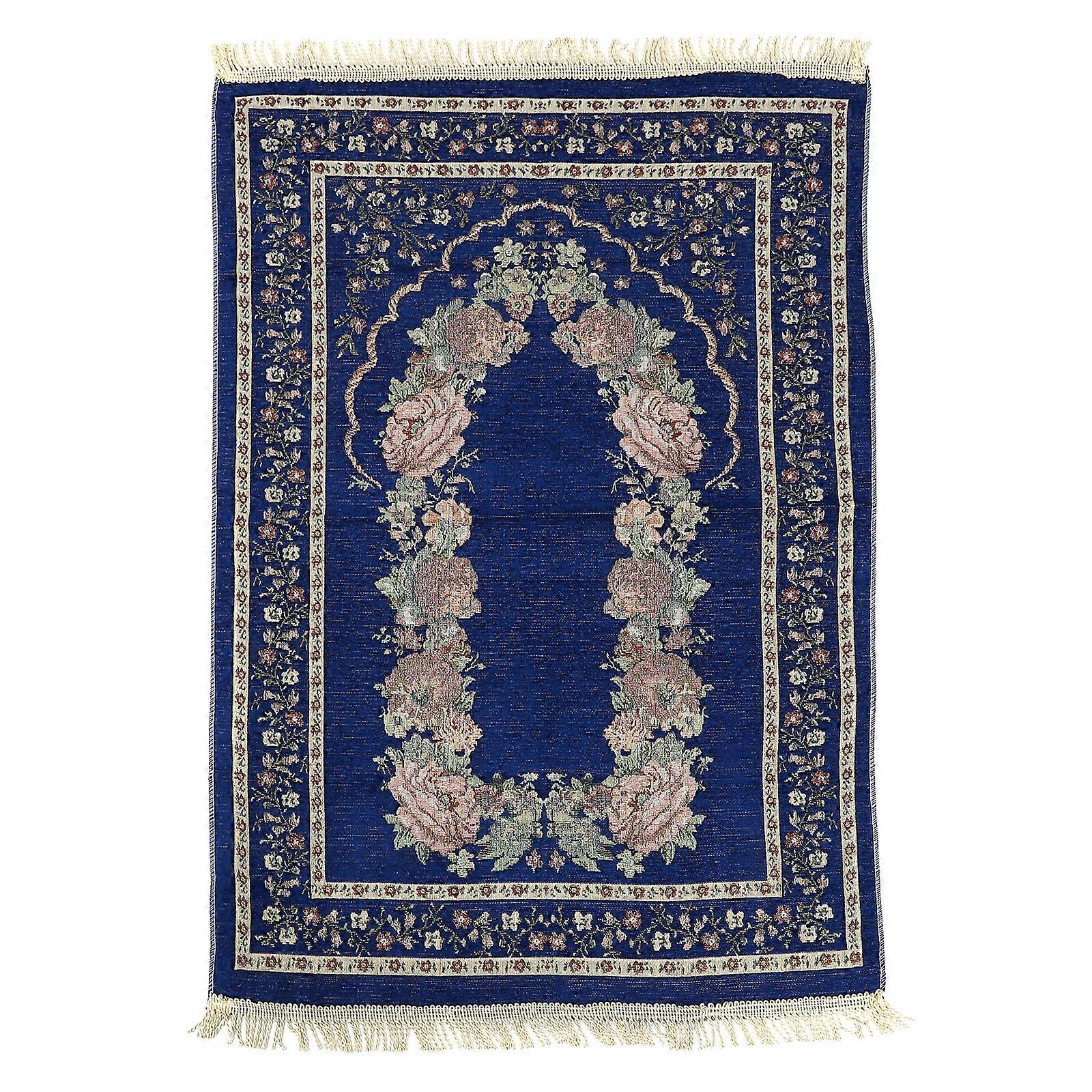 1ks muslimská modlitba koberec pohodlný modlitební koberec jemný hladký modlitební koberec