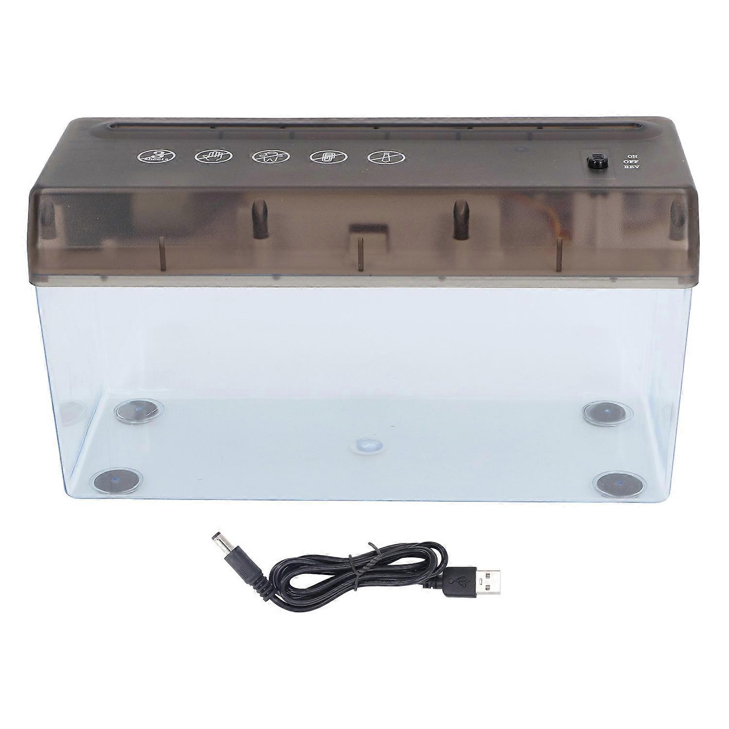 Strip Cut Paper Shredder USB Or Battery Powered Electric A4 Paper Cutting Machine for Office School