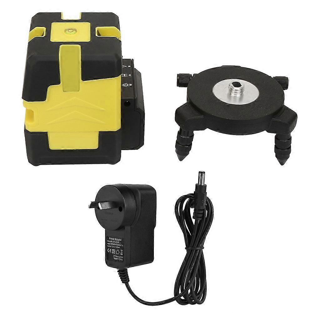 100-240V Green Light 2 Line 2 Dots LD Laser Lever Floor Tile Leveling Instrument(AU Plug)