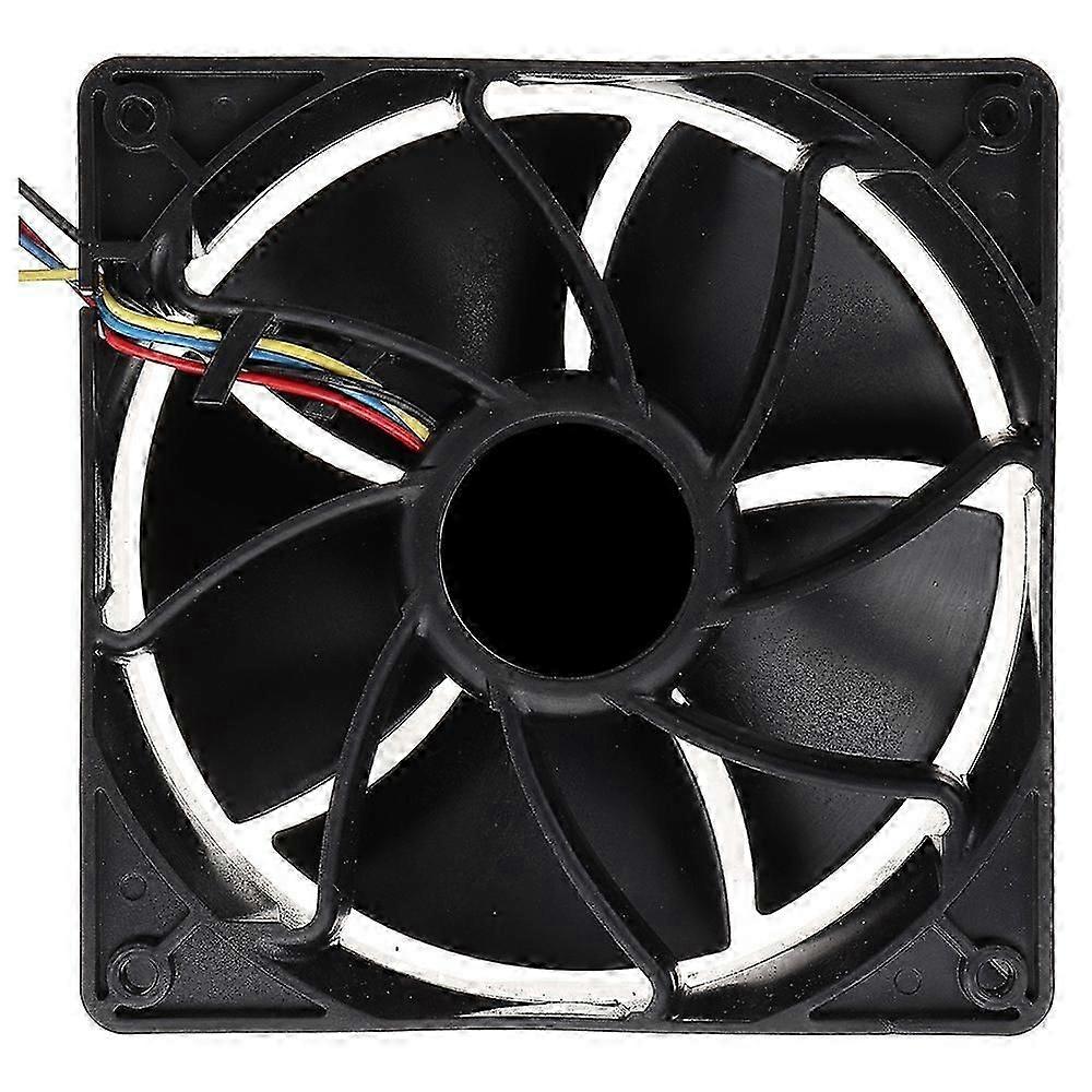 6500 U / min 12 V / 1,85 A Computer CPU Lüfter 4-poliger Anschluss Pwm Temperaturregelung für Antminer Bitmain S7 S9 Schwarz