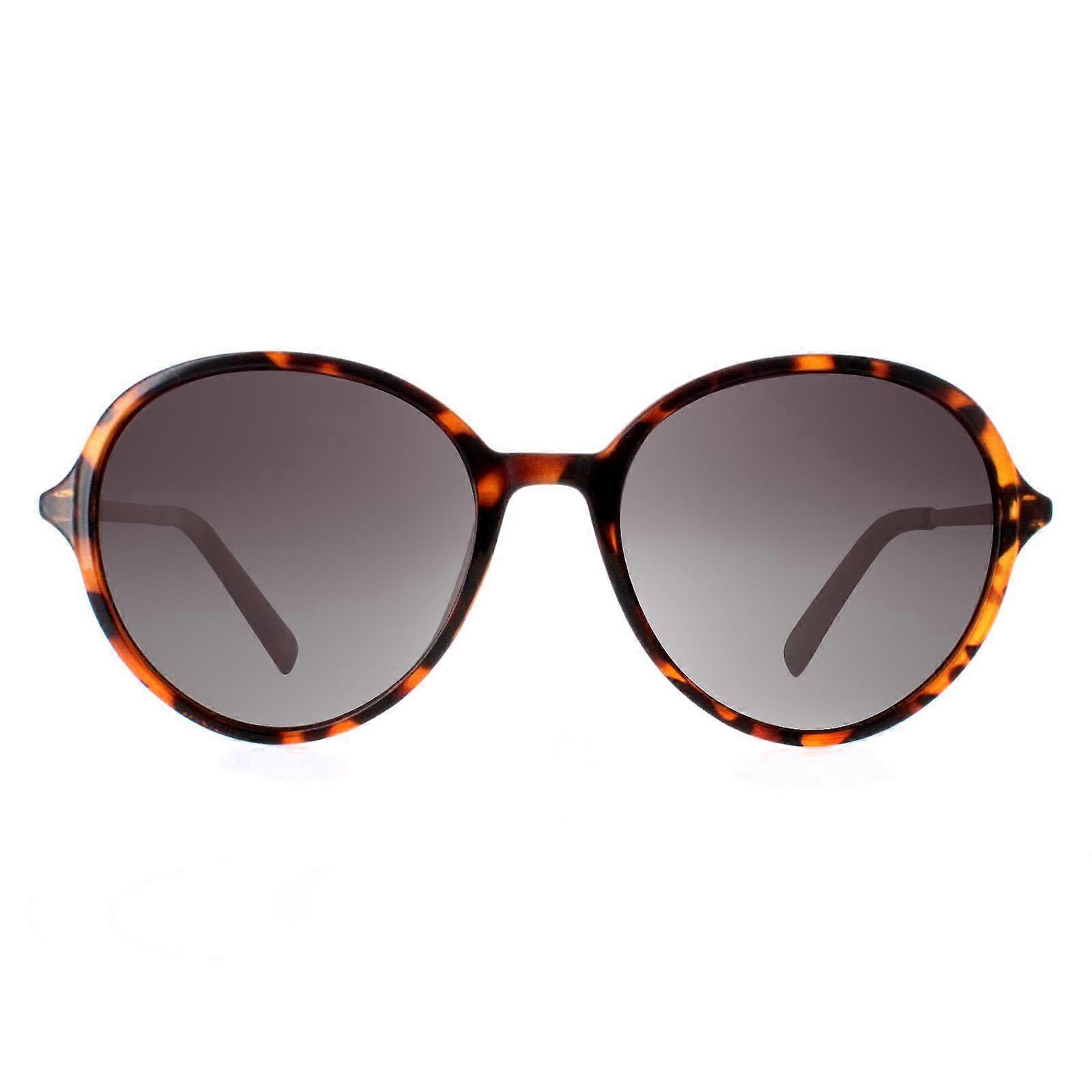 INVU Sunglasses B2135 B Demi Tortoise Brown Gold Grey Polarized