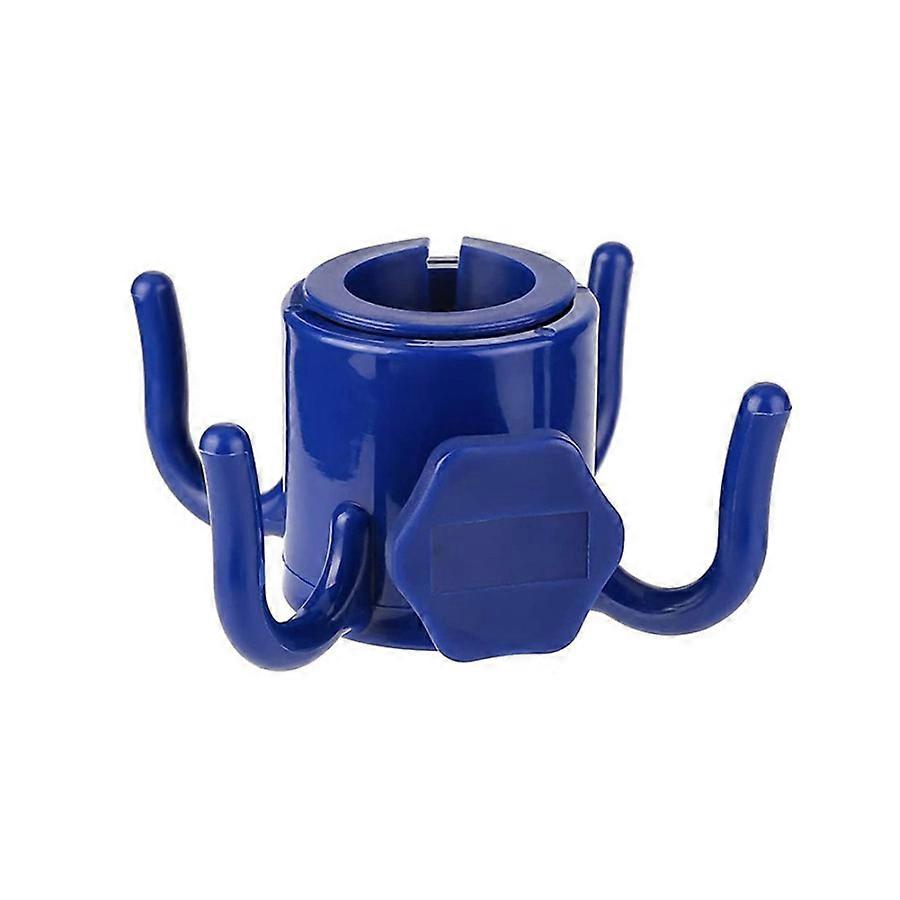 4 Prong Hanging Hook for Beach Umbrella Organization, Blue