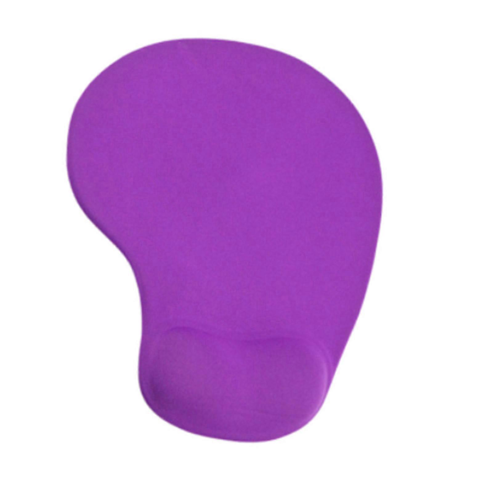 Wrist Rest Mouse Pad Ergonomic Design Soft Comfortable Pain Relief Wrist Support Silicone Mouse PadOPP Packaging Purple
