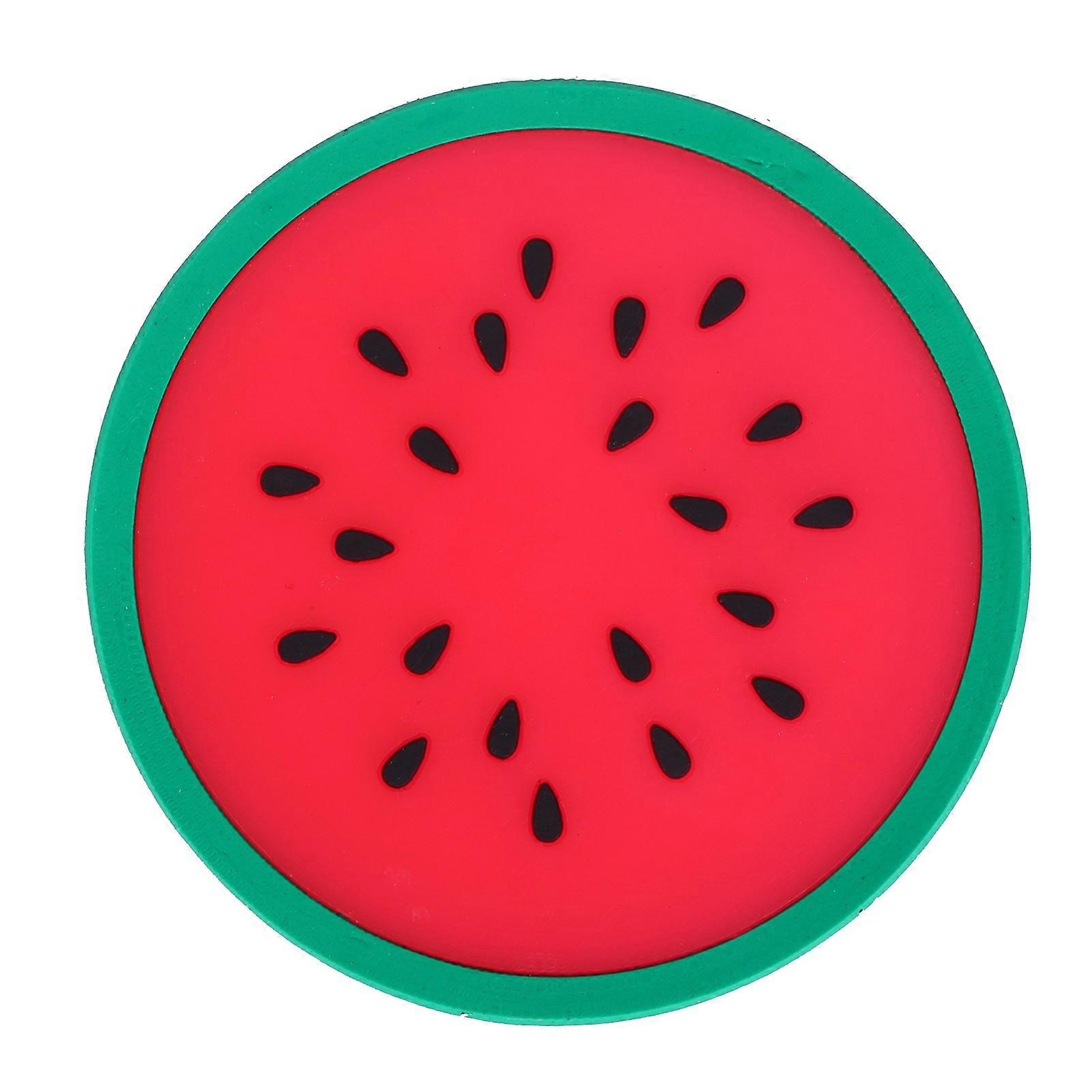 Watermelon Fruit Shape Coaster Tableware Placemat Silicone Cup Drinks Holder Mat Kitchen Accessories