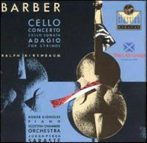 Roger Vignoles Barber Cello Concerto Cello Sonata A CD
