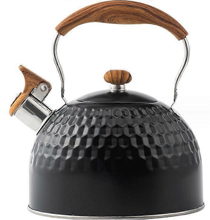2.5 liters stainless steel whistle kettle flat bottom large capacity whistle Kettle induction cooker universal kettle