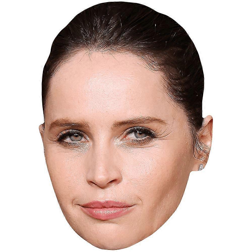 Felicity Jones (Serious) Big Head. Larger than life mask.
