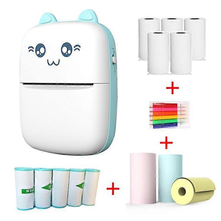 JUSCH Student pocket mini wrong question photo search question information label portable thermal printer,xzwq79