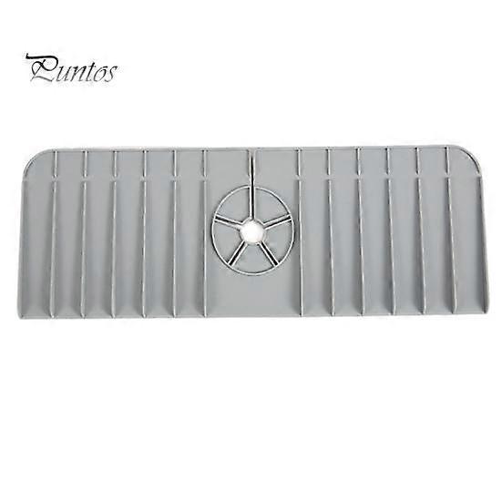 Multifunctional Silicone Kitchen Drain Mat Splash-proof Faucet Drain Mat Anti-slip Foldable Sink Surface Protector
