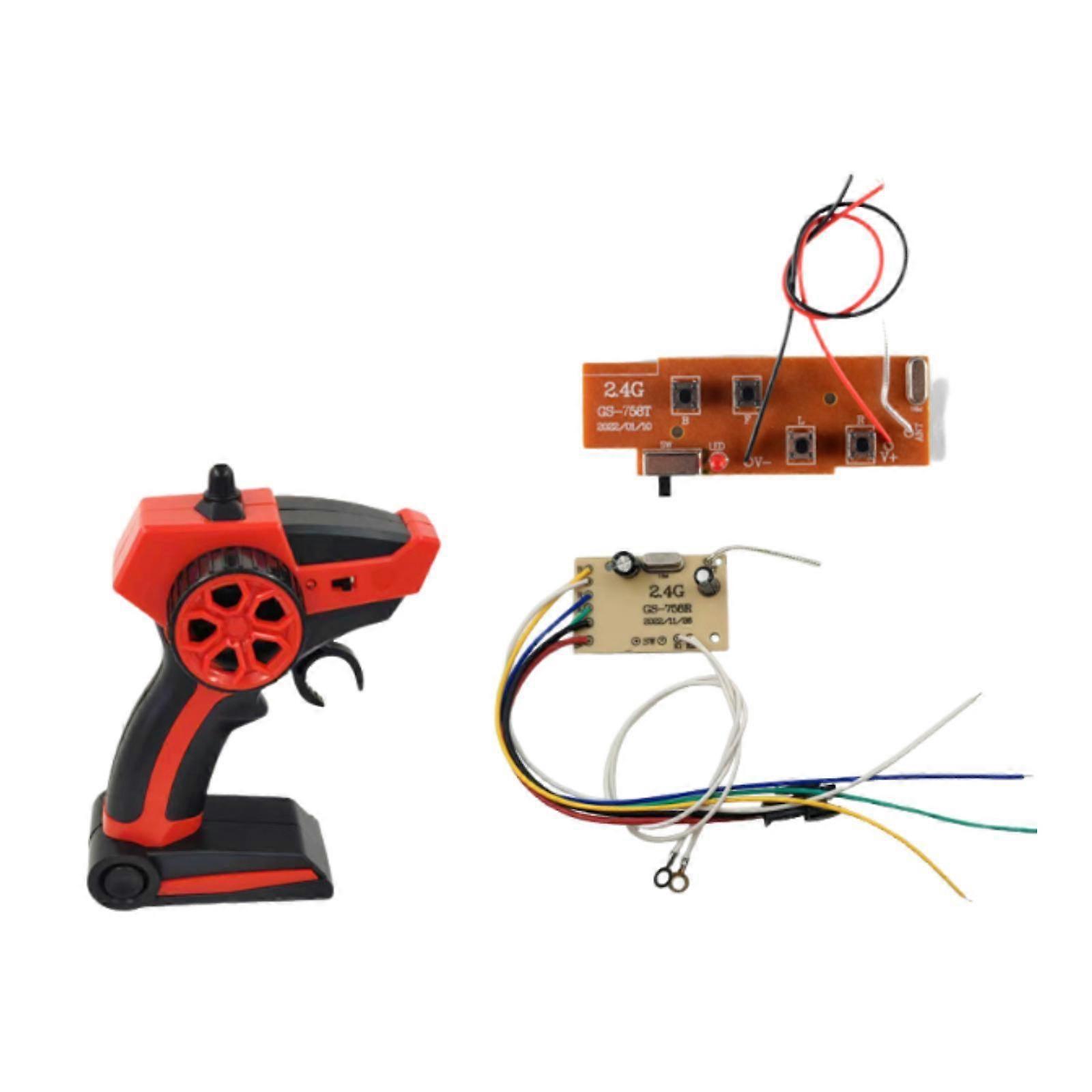 4CH RC Remote Controller Support 80m Range with Receiver Board Circuit Board for