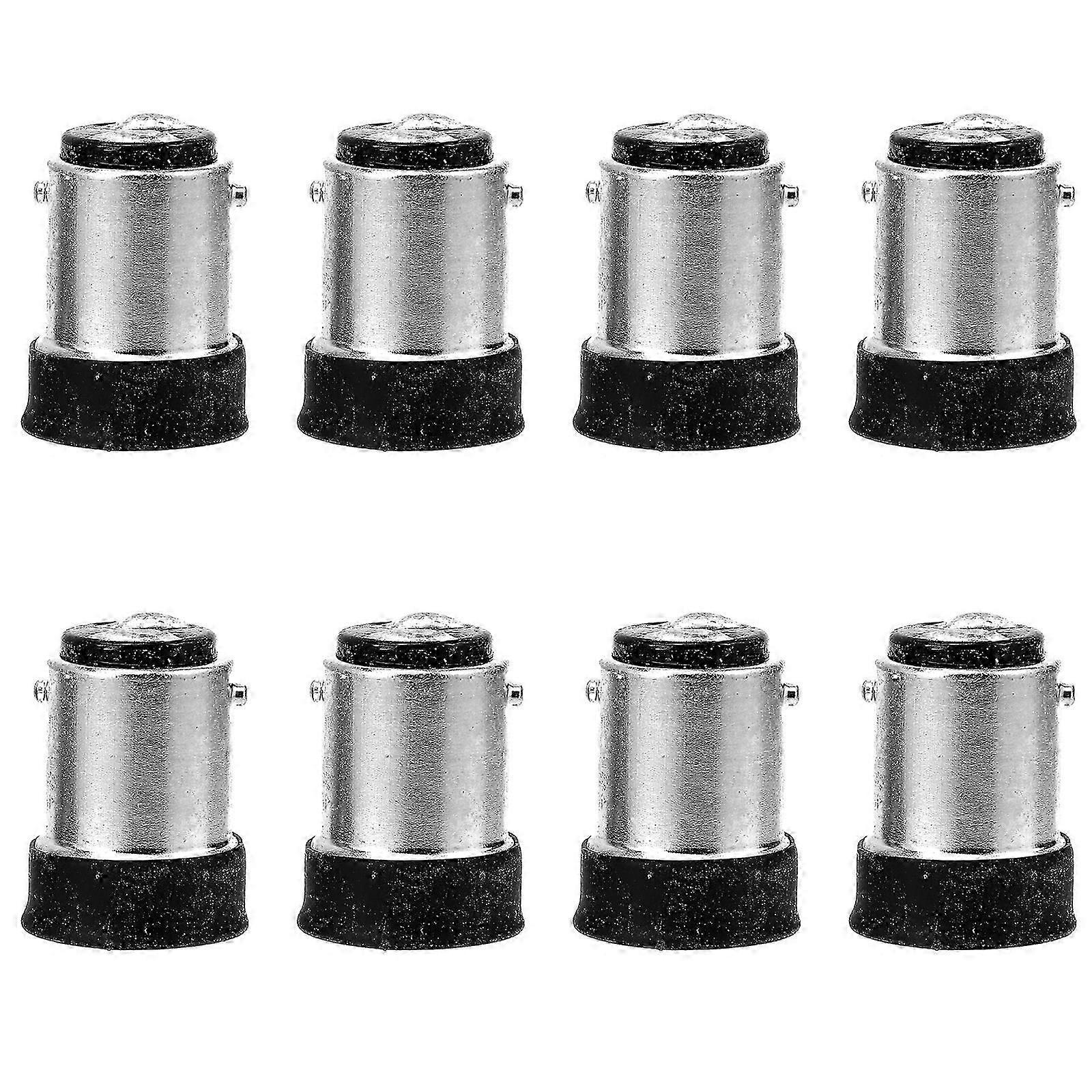 8 Pcs Lamp Holder Convert Adapters Light Bulb Socket Converters (B15 to E14)