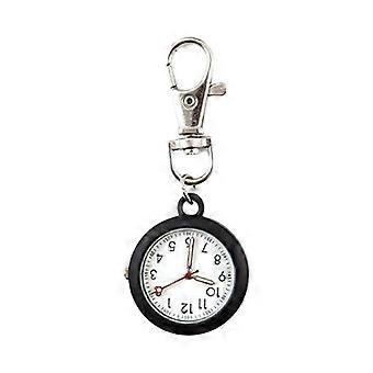 Männer Frauen Taschenuhr Wasserdichtes Quarzwerk Großbildschirm Rekordzeit Schlüsselanhänger Uhr