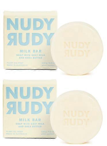 Nudy Rudy Milk Bar Soap Puck 2 Pack