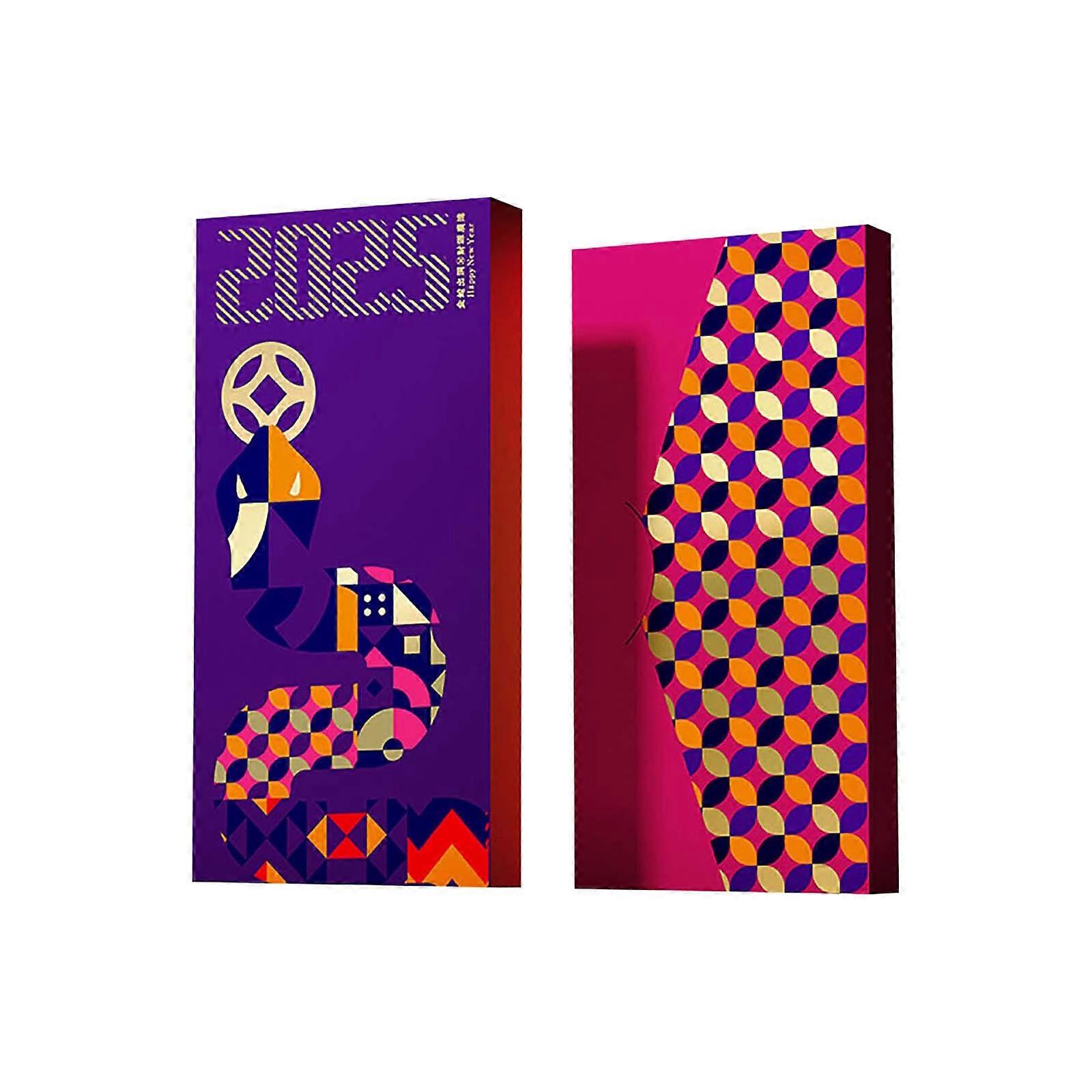 2025 New Taiwan Calendar Year Of The Snake New Year Splicing Mini Card Desktop Ornament Calendar Card