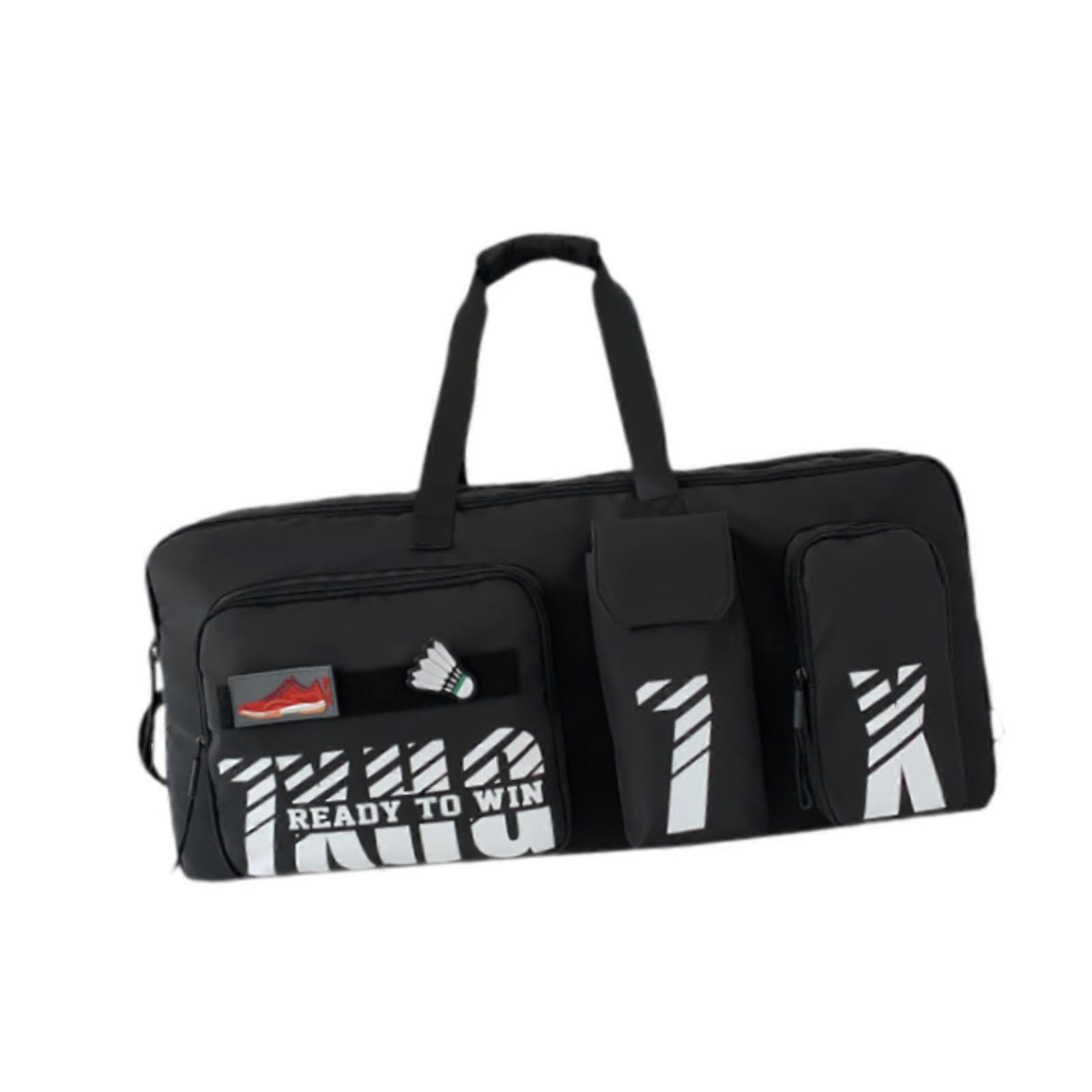 バドミントンバッグスポーツ用品バッグポータブルシューズコンパートメント多目的