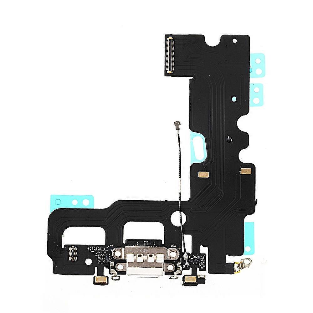 Charging Port Flex Cable Part (without Logo) for iPhone 7 4.7 inch-White