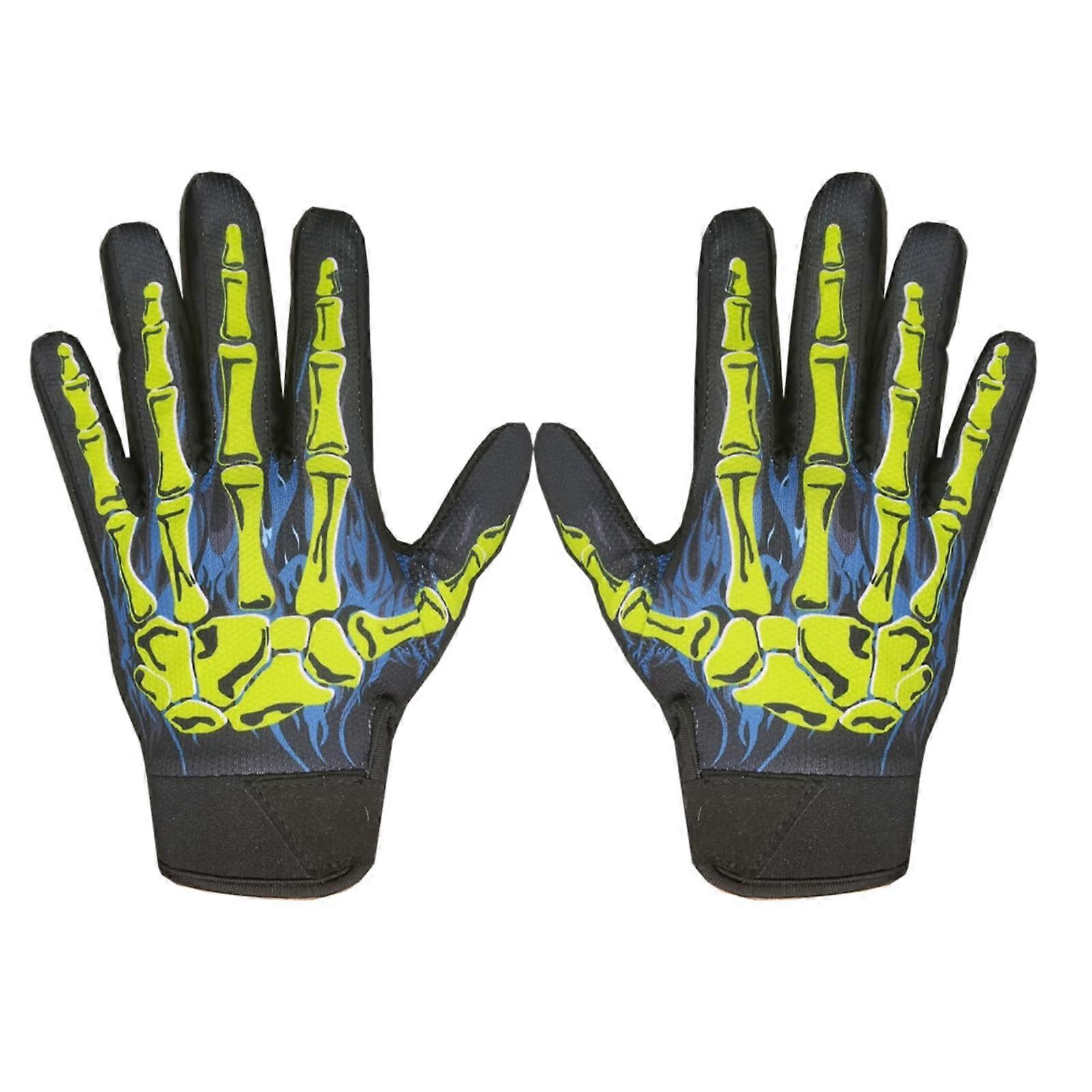 Ghost Claw Skeleton Touch Screen MTB Gloves
