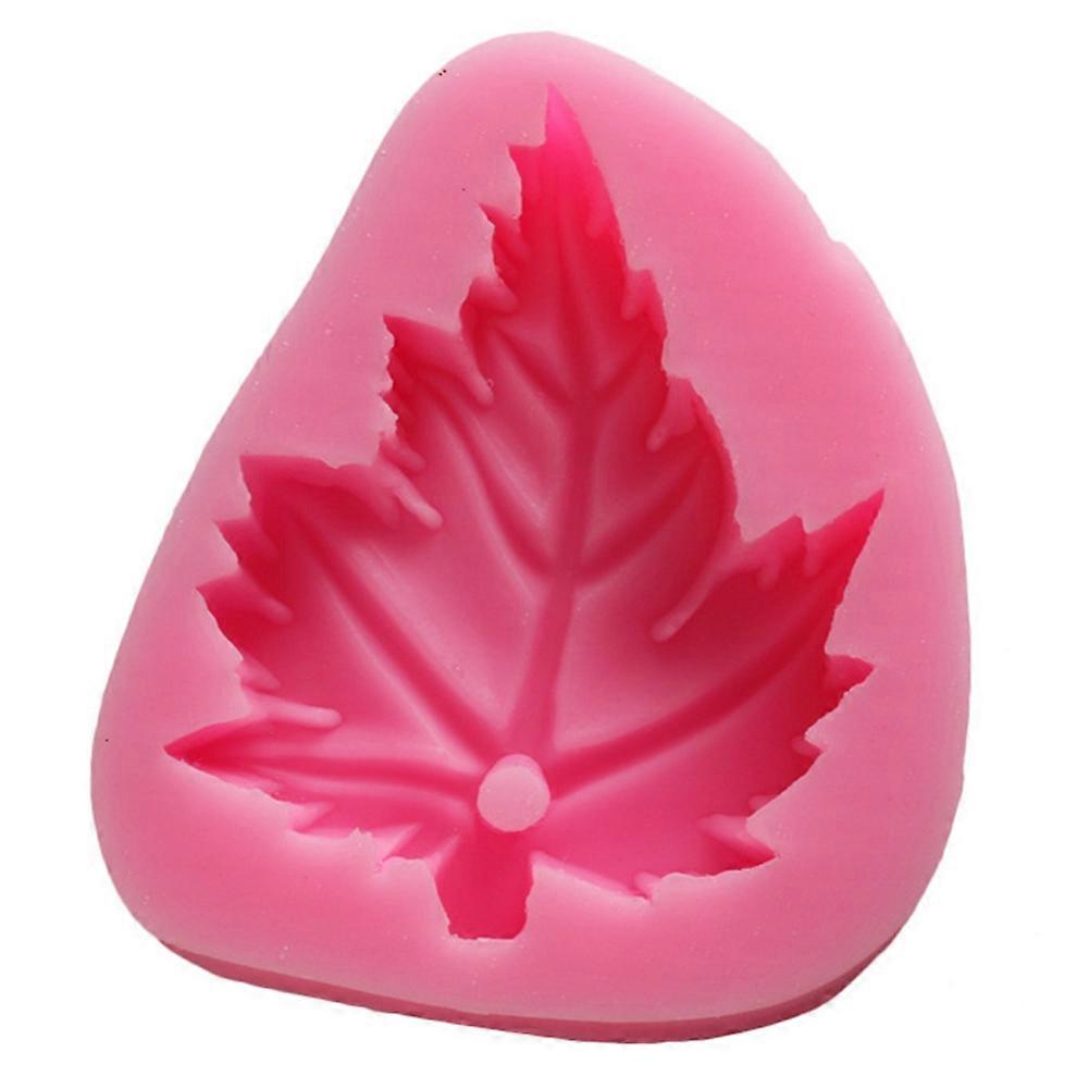 Maple Leaf Shape Silicone Cake and Cookie Mold for Chocolate and Sugar Paste Baking - 3D Bakeware Tool