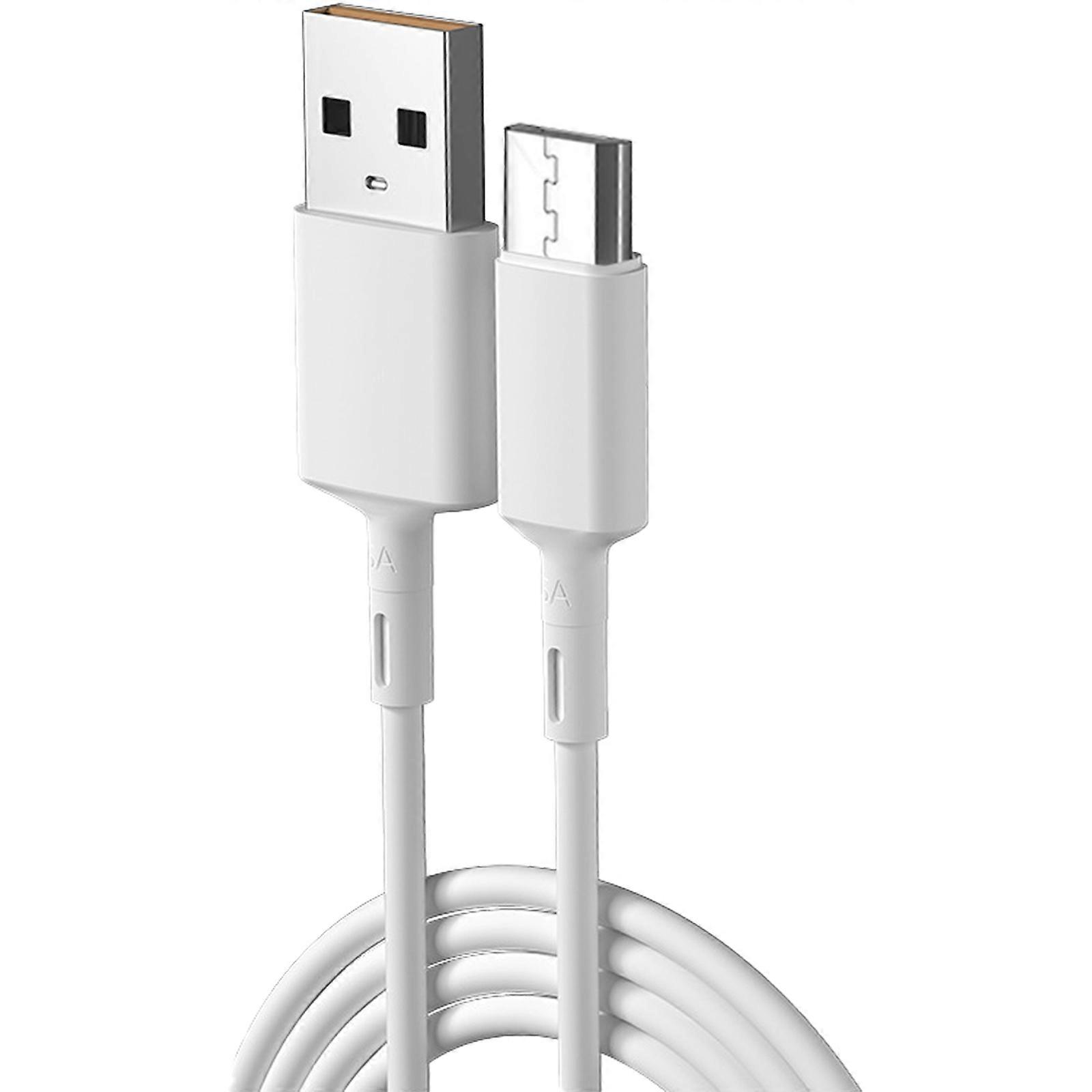 6A Fast Charging Cable USB 5Pin/ Type C Connector Power Cord Line for Tablets Phones Quick Charging Data Wire