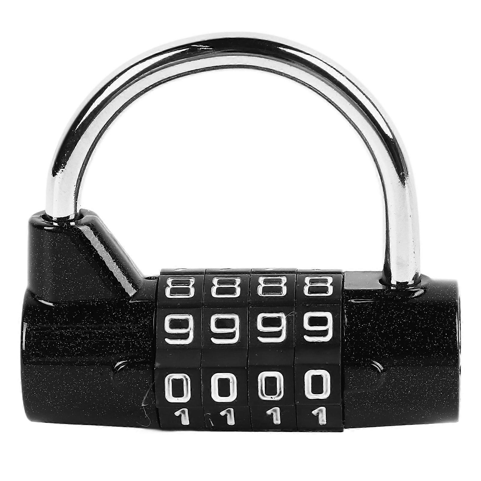 Secure 4-Digit Combination Padlock: High Security, Durable, Versatile for Gym & Travel