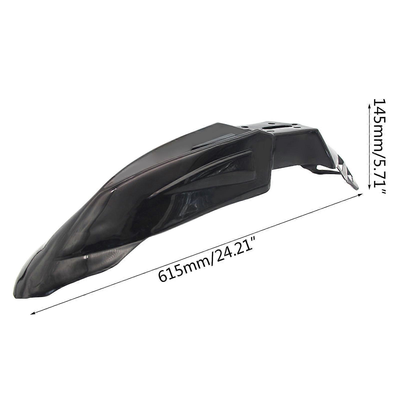 Universal Motorcycle Front Fender Splash Guard - Plastic Mud Flap For CRF150, XR250, KLX250 & More