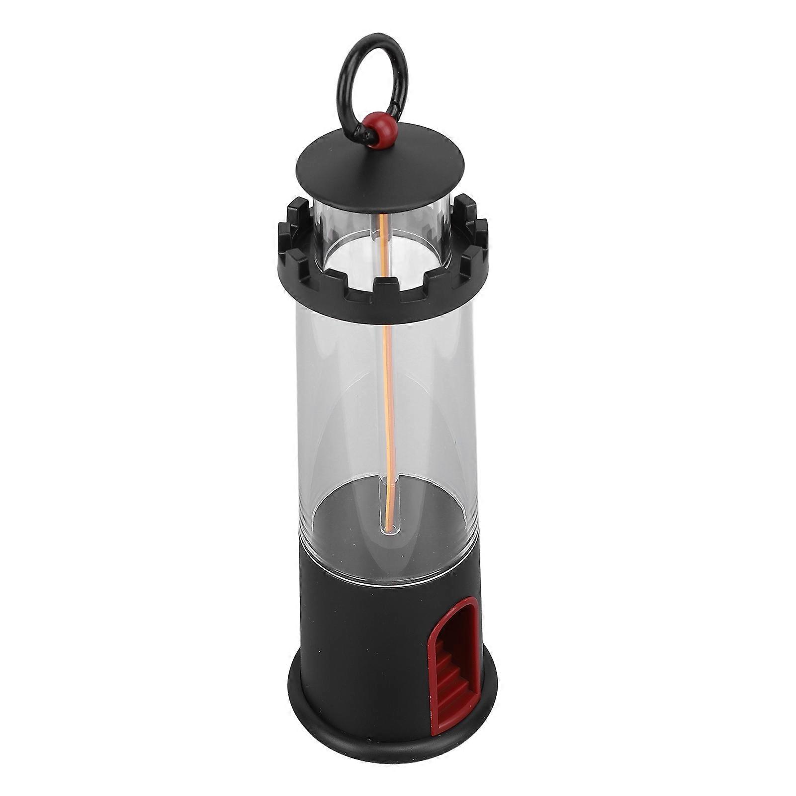 Lighthouse Light 2200K Soft Warm Lighting USB Charging Portable Camping Lantern with Magnetic Base Black 