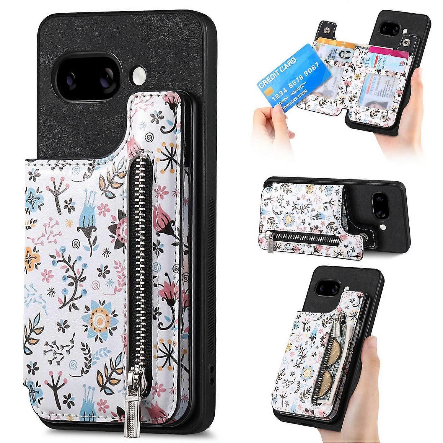 Retro Zipper Phone Case For Google Pixel 9a