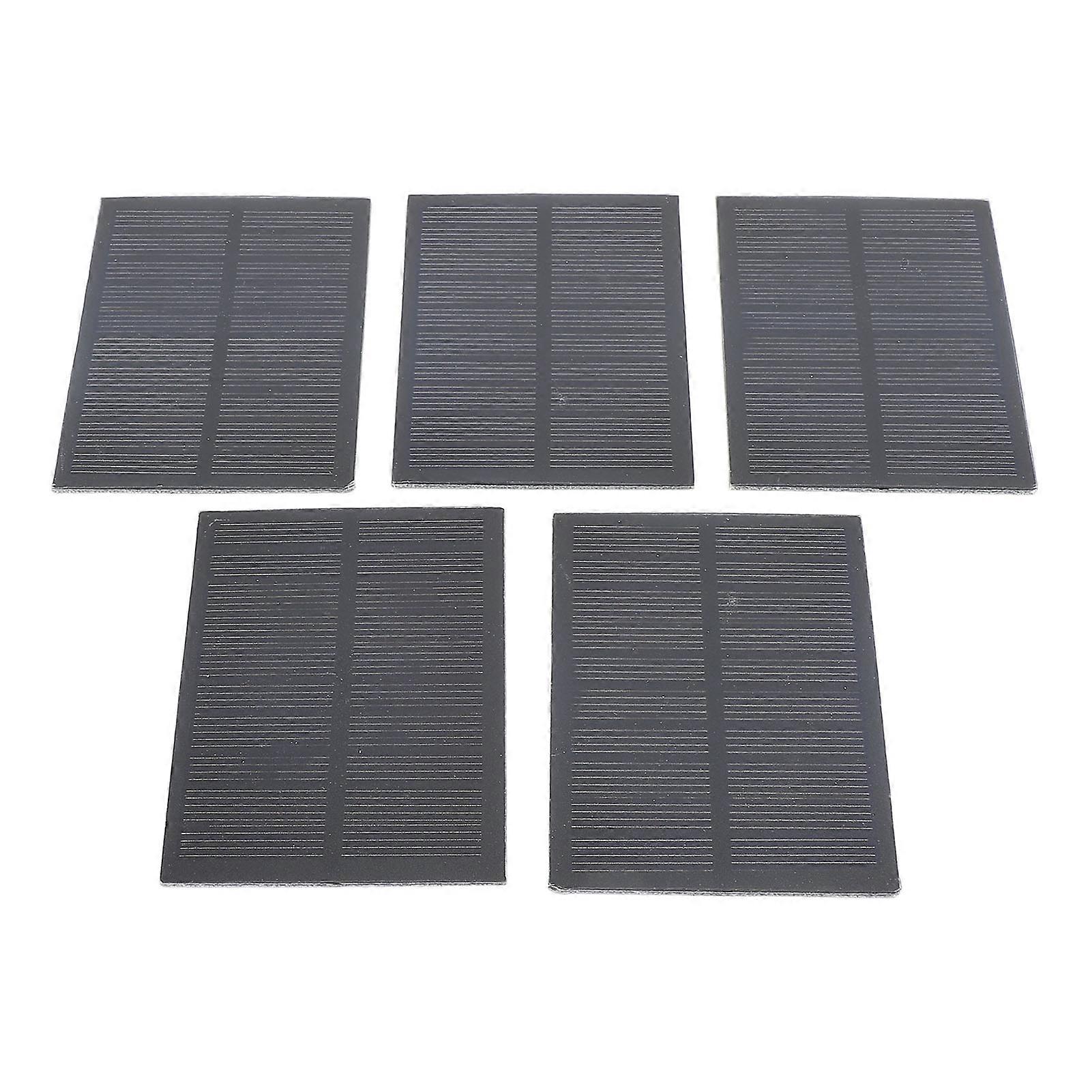 5Pcs 2W 8x6cm Monocrystalline Mini Solar Panels DIY Module