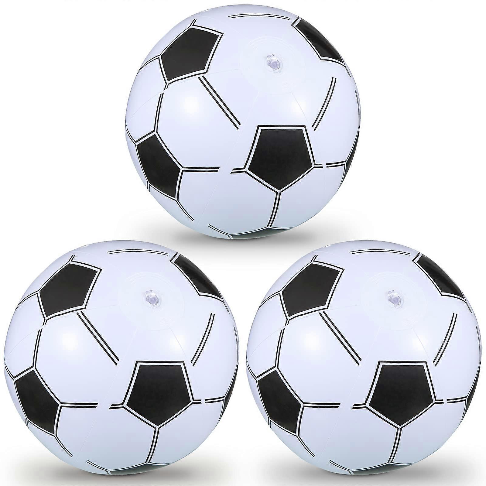 3 Pieces Inflatable Beach Ball for Beach Fun 12 Inch