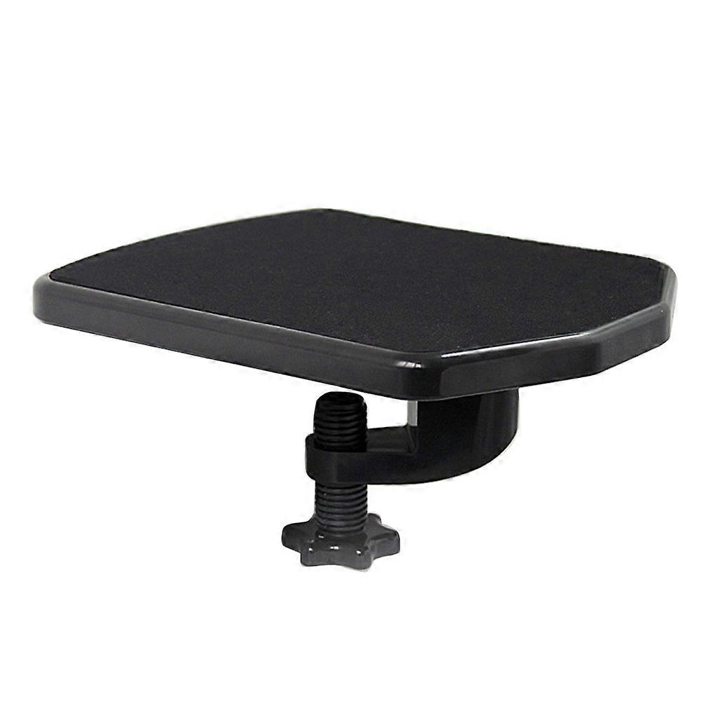 Attachable Table Desk Arm Support Utility Armrest Mouse Anti Slip Pad Chair Extender Hand Shoulder Prtector Mousepad 1pc Black
