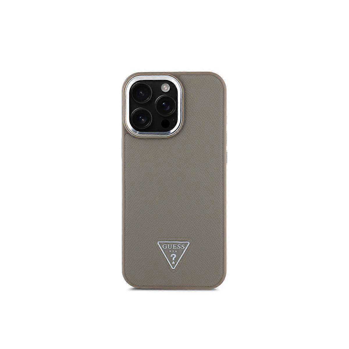 Case for iPhone 16 Pro Texture Grainé with Triangular Logo