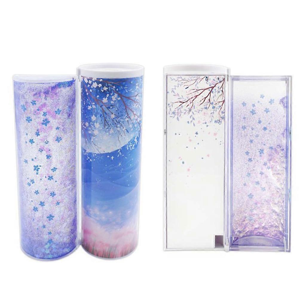 Quicksand Translucent Pencil for Case Multifunction for Creative Cylindrical Cal Multicolor