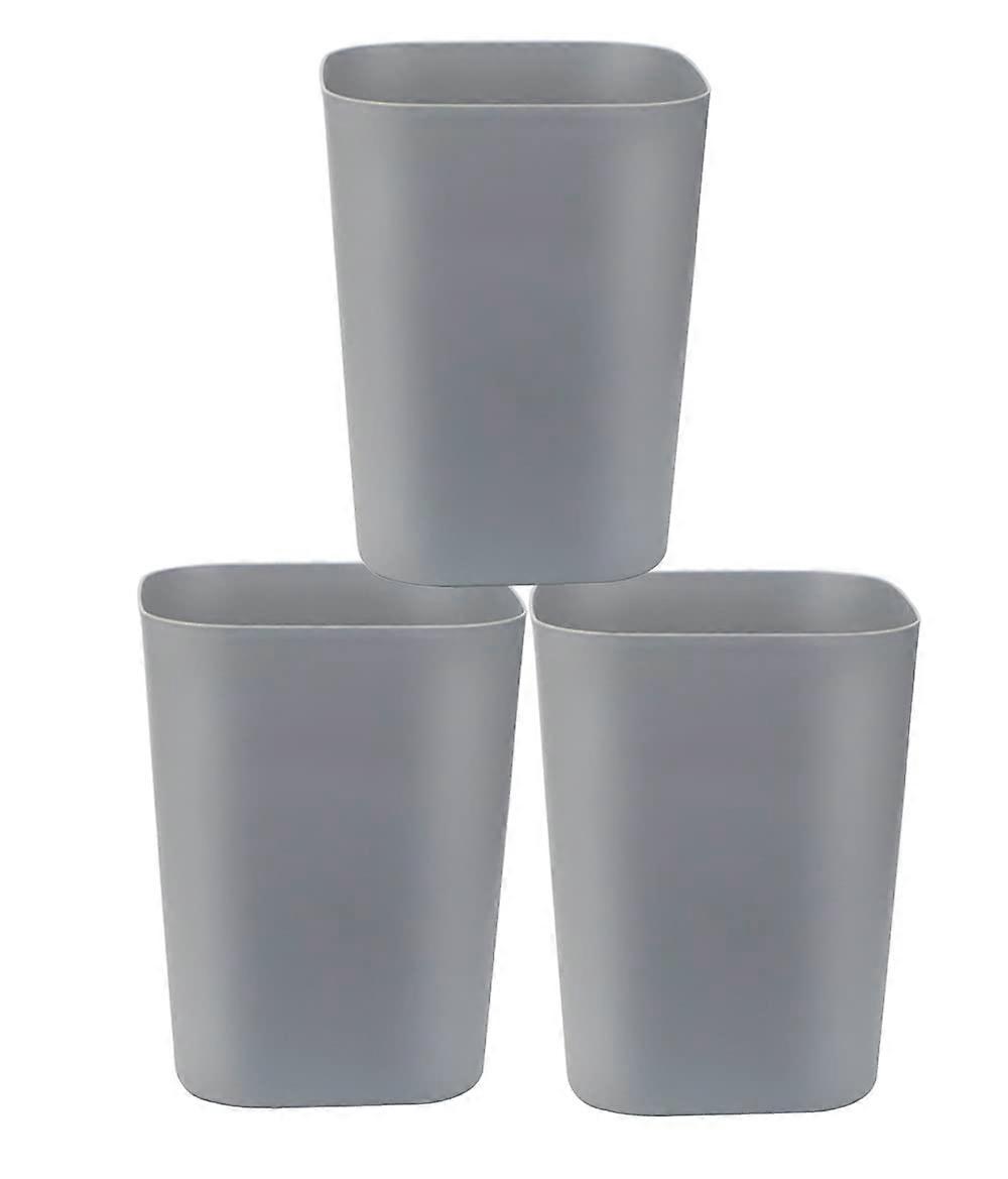 3 Pack Small Trash Can for Bathroom 2 Gallon