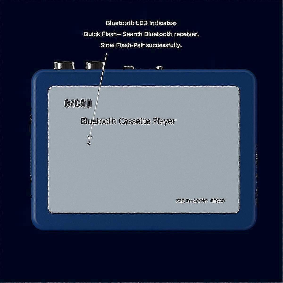 Portable Bluetooth Bluetooth Cassette Player Cassette Transmitter Player Tape Player Convert to MP3 Converter