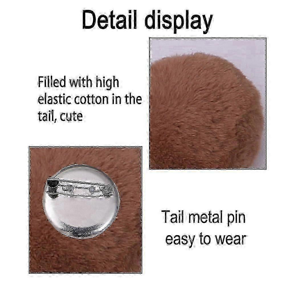 Plush Bunny Tail Costume Accessory