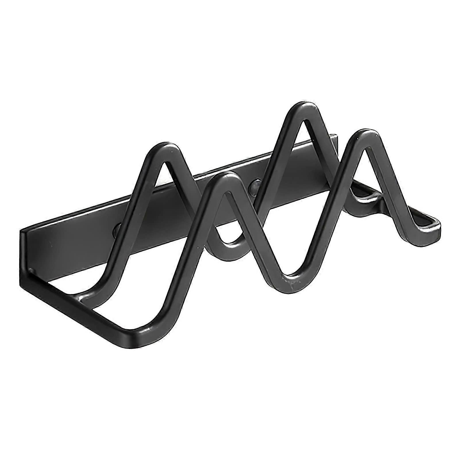 Multi-Functional Aluminum Wall Hooks Pot Lid Rack for Kitchen Storage, Space-Saving Design, Easy Installation, Modern Style