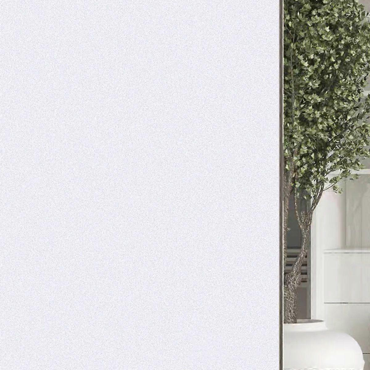 Window Privacy Film, Non-Adhesive Frosted Glass, Static Cling