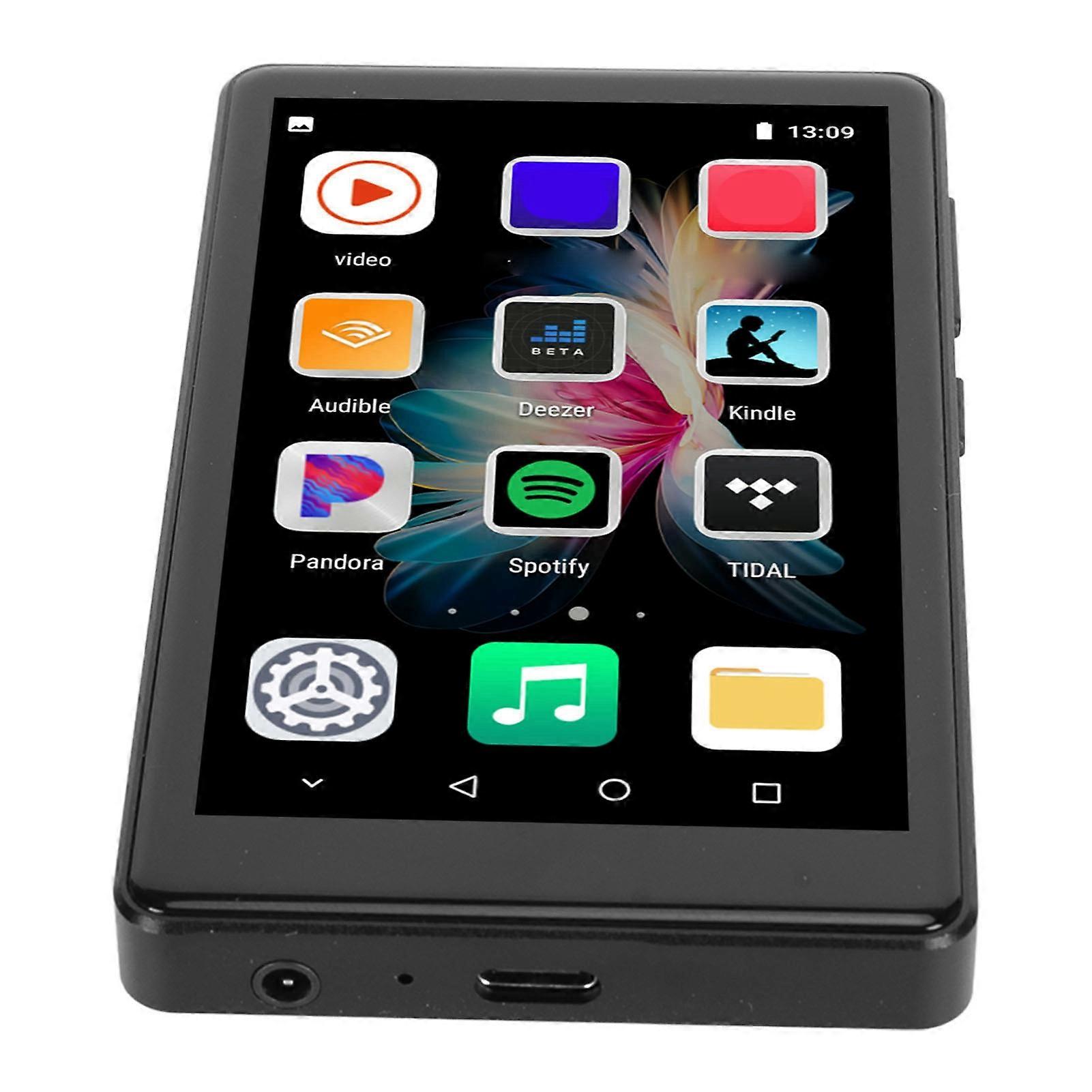 4.0 Inch MP3 Music Player High Definition Noise Reduction MP3 Player Bluetooth5.0 WIFI Music Player for FM Radio Electric Book