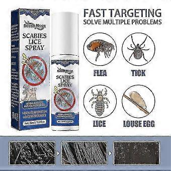 gloednieuwe South Moon Head Lice Removal Spray Hair Verwijdert luizen en vlooien Verwijdert luizeneieren en schaamluis