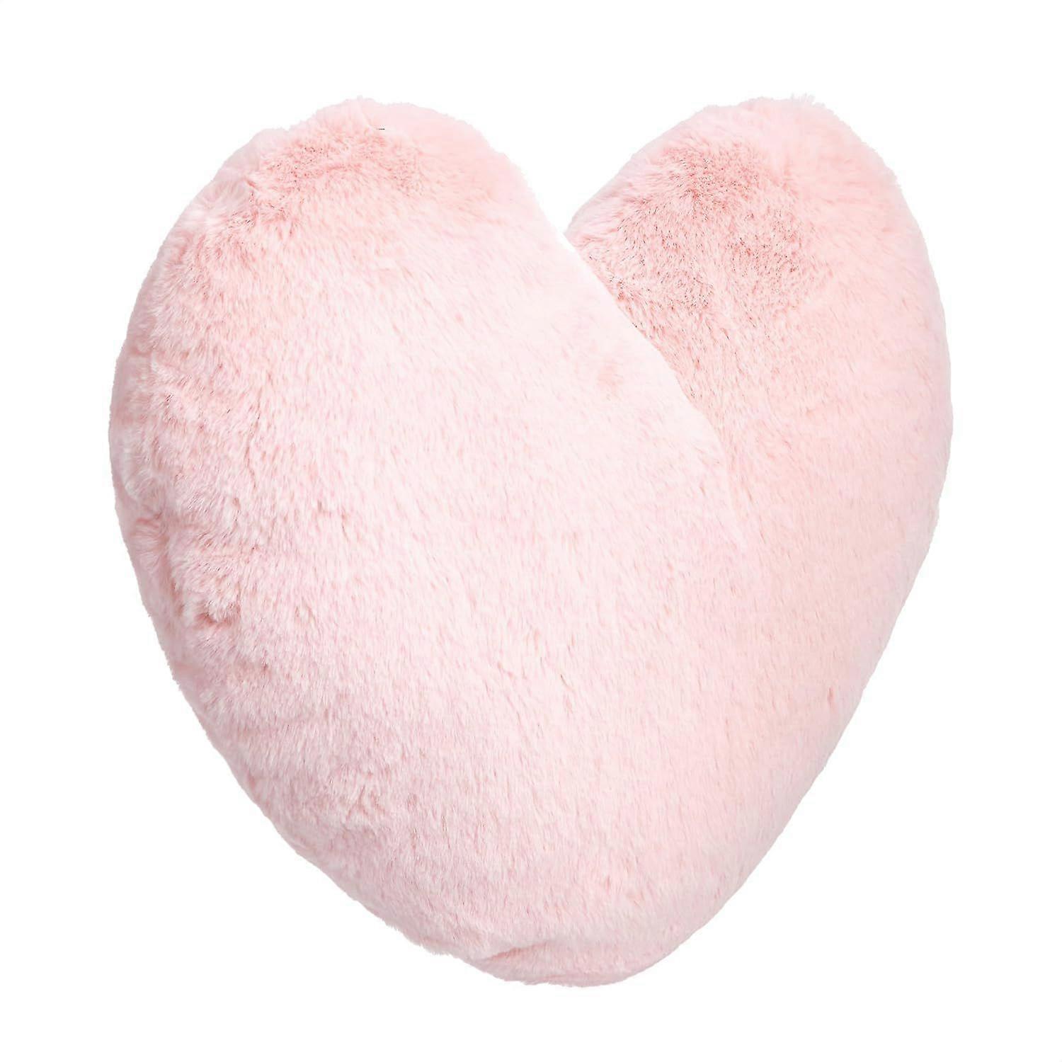 Polyester Decorative cushion, 40 x 52 cm, peony pink heart